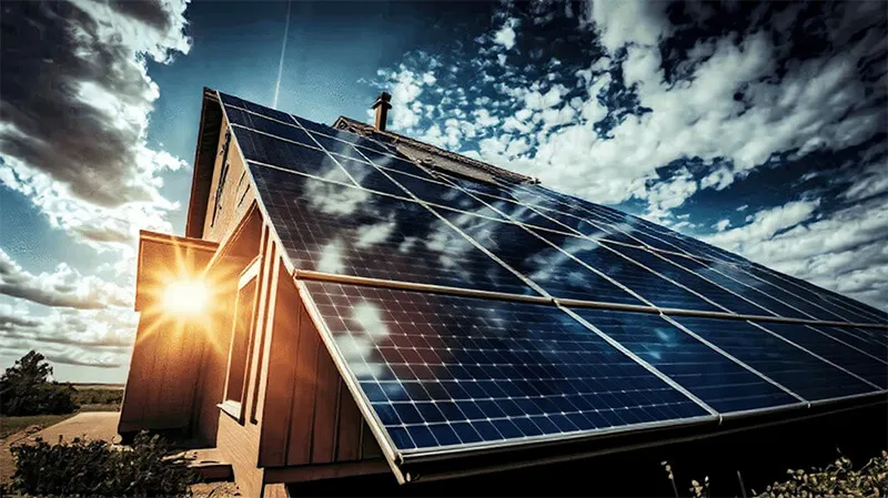 Solar-panels-drawing-sunlight