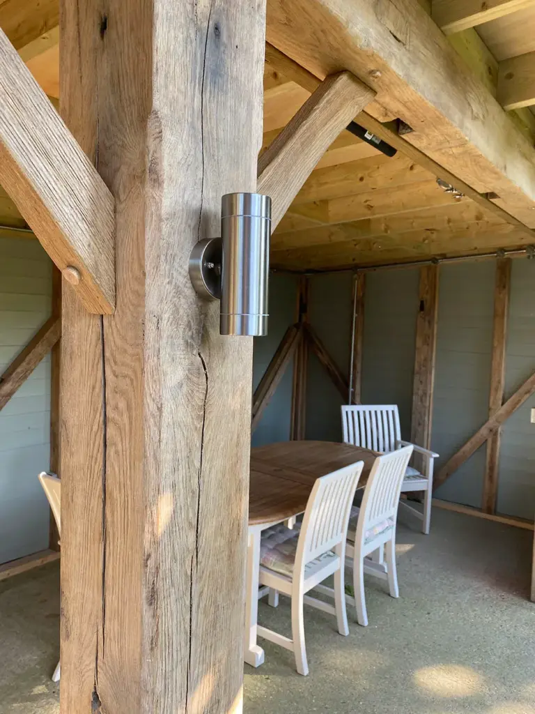 Outdoor lighting for a summer retreat in Windsor