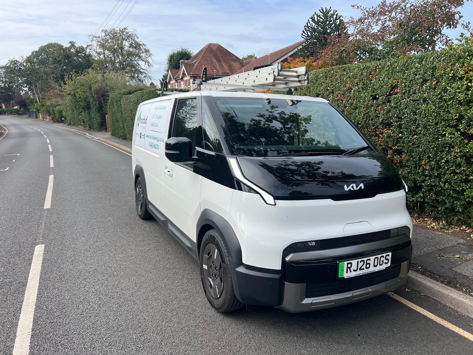 Orchid brand new fully electric van