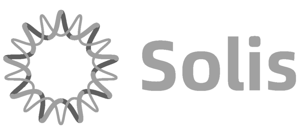 Solis main logo grayscale